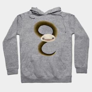 Cute Eel Drawing Hoodie